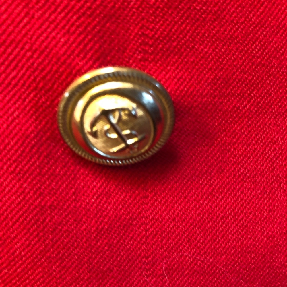 Pendleton Red Tailored Wool Blazer - image 3